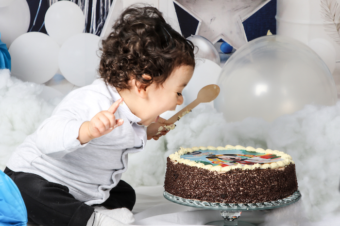 Séance photo smash cake
